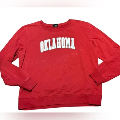 Moletom feminino OU University of Oklahoma vermelho GG por Colosseum - Imagem 1 de 4
