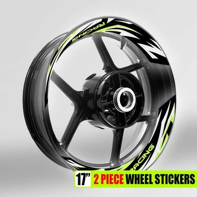 Pegatinas de rueda S04B verde claro 2 piezas para SV 650X 19 20 Foto 1 de 4