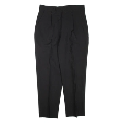 FARAH Womens Trousers Black Regular Tapered W32 L30 - Image 1 of 4