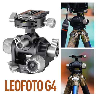 Compatible With Profession Leofoto G4 Geared Ball Head With Plate stand - Image 1 of 4
