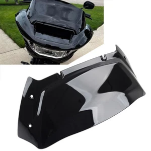 9" Black Wave Windshield Windscreen For Harley Road Glide CVO/SE FLTRXSE 2023 24 - Foto 1 di 10
