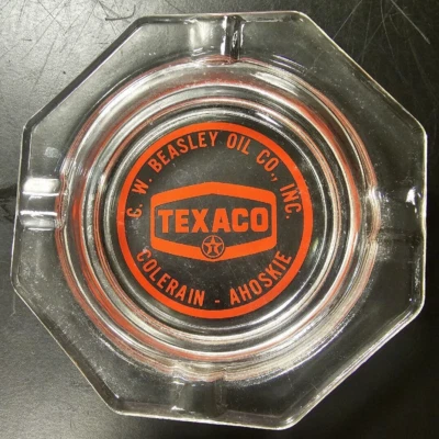Vintage Texaco Ashtray Beasley Oil Co. - Colerain NC -Ahoskie NC - Bertie County - Image 1 of 4