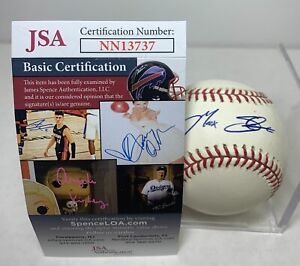 Max Scherzer Autographed Baseball JSA COA Mets Nationals Tigers Dodgers