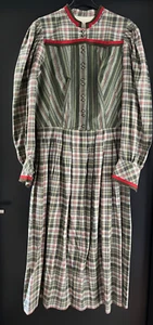Damen Trachten Dirndl langarm mehrfarbig gemustert Gr. 44 v. Alphorn - Bild 1 von 2
