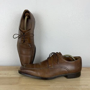 Zapatos de vestir Magnanni Derby marrón tabaco con cordones hechos en España para hombre talla 9,5 M - Imagen 1 de 15