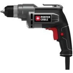 NEW PORTER CABLE PC600D ELECTRIC 3/8" VSR 6 AMP DRILL KEYLESS NEW IN BOX SALE