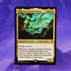 Miirym, Sentinel Wyrm 284 Commander Battle for Baldur's Gate MTG Dragon Spirit - Picture 1 of 2