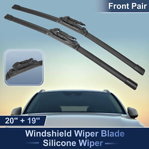 2pcs Front Silicone Windshield Wiper Blades for Mini Cooper Countryman 2011-2016