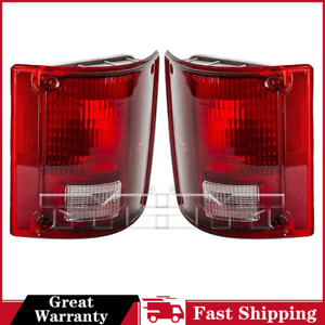 2x Left Right Tail Light Assembly TYC for Chevrolet K20 1978-1983 1984 1985 1986