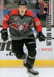 2021-22 Red Deer Rebels - DALLON MELIN - Picture 1 of 2