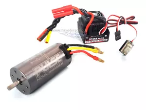 Combo Brushless Sensorlose Motor 3674 2200KV ø5mm + Gouverneur Esc 100A HIMOTO - Bild 1 von 1