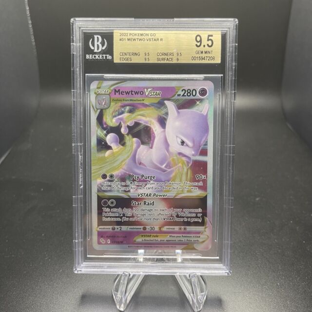 Mewtwo V Pokemon GO Alt Art 072/078 PSA 9 – TBC Games