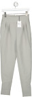 Odd Muse Grey The Ultimate Muse Straight Leg Trousers Uk S