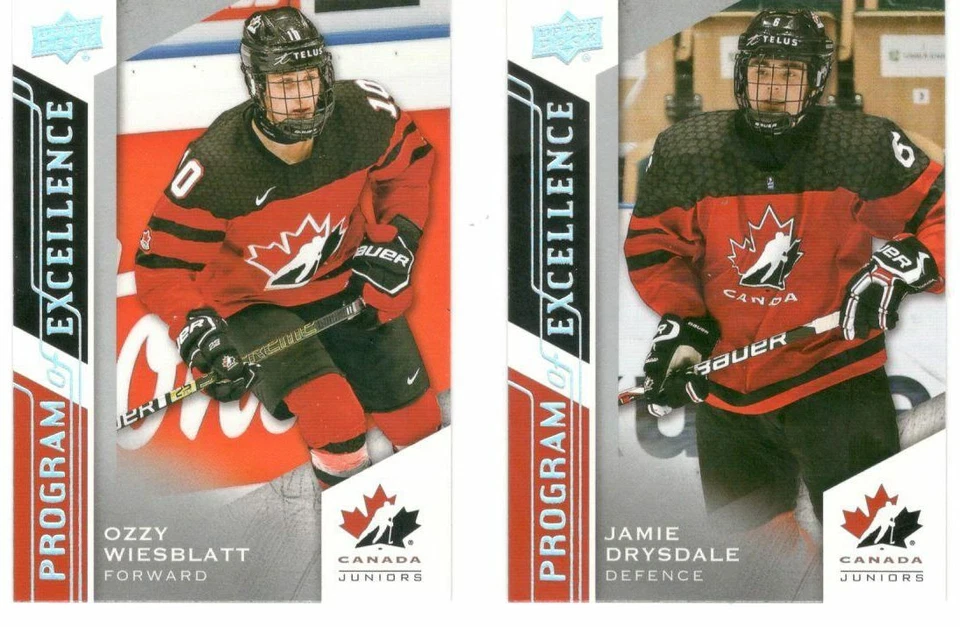 2020 UD TEAM CANADA JUNIORS PROGRAM OF EXCELLENCE U PICK FREE COMBINED SHIPPING - Image 1 of 1