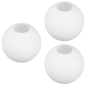 glass globes for light 3x Pendant Light Shade Glass Globe for Chandelier Round - Picture 1 of 12