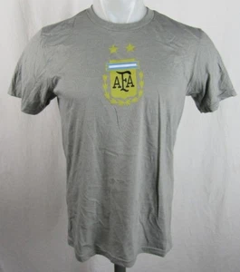 AFA Argentina Men's Go To T-Shirt Adidas Gray - Picture 1 of 5