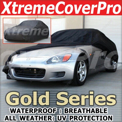 Cubierta de coche impermeable negra Honda S2000 2000 2001 2002 2003 2004 Foto 1 de 4