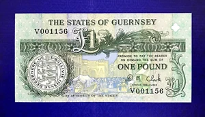 1991 GUERNSEY - 1 POUND - GEM UNC - EZEU - Picture 1 of 2