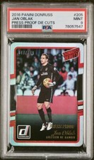 2016-17 Donruss Debuts JAN OBLAK Press Proof Die Cut /149 #205 Rookie PSA 9 POP1
