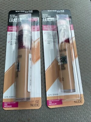 2 X MAYBELLINE INSTANT AGE REWIND CONCEALER/ERASER(130 NUDE) (BNISP) - Image 1 of 2