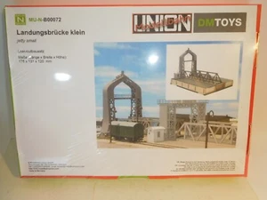 ++ G1956 Spur N DM-Toys MU N-B00072 kurze Landungsbrücke gelasert Bausatz NEU - Picture 1 of 1