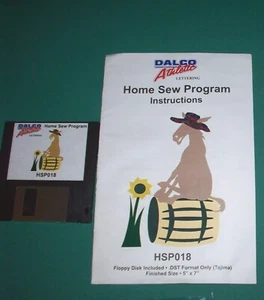 Dalco HSP018 Esel Heim Nähprogramm Applikationsset Stickdesign Scheibe (Sommerzeit) - Bild 1 von 4