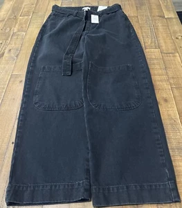 Forever 21 Women Denim Pants/ Baggy Washed Black Size 29 - Picture 1 of 7