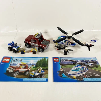LEGO 4437 Police Pursuit & 7741 Police Helicopter - Completo con instrucciones Foto 1 de 3