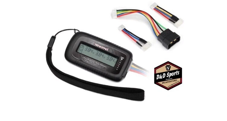Traxxas Lipo Cell Voltage Checker With Adapter 2968x
