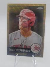 2022 Topps Chrome Platinum Anniversary GOLD REFRACTOR Tyler Stephenson /50