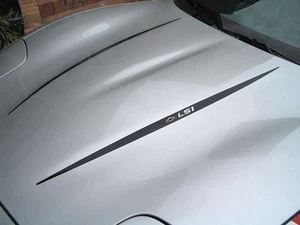 Kit de calcomanías para capó Corvette C5 negro LS-1 - Imagen 1 de 3