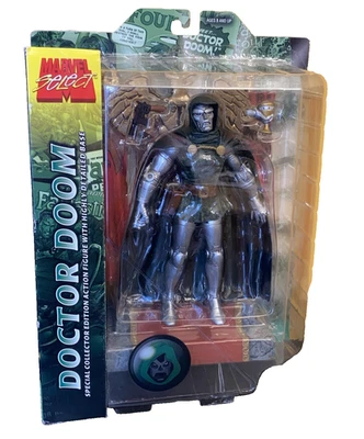 Diamond Marvel Select Dr Doctor Doom ¡con trono! Toy Biz 2004 sin usar, en caja 2015 ¡Nuevo! Foto 1 de 4