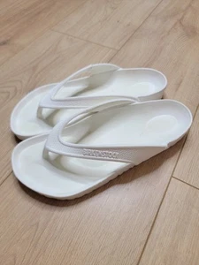 BIRKENSTOCK Women's EVA Honolulu Sandal Size 38 US Size 7 White Comfort Slide - Picture 1 of 13