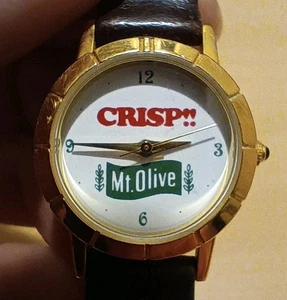 Vintage Mt Olive Pickles Mt Olive NC North Carolina Watch  - Picture 1 of 10