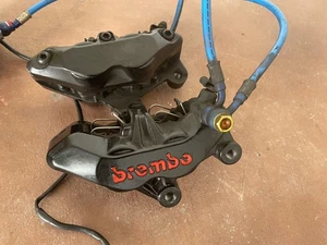 2003 DUCATI 999 OEM RIGHT LEFT FRONT BRAKE CALIPER SET PAIR CALIPERS - Picture 1 of 14