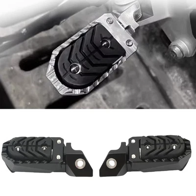 Reposapiés ajustables para motocicleta BMW R1200GS 2016-19 aluminio negro Foto 1 de 4