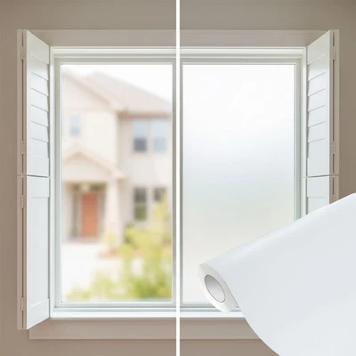 Fensterfolie Milchglasfolie 5,50€m² Selbstklebend Sichtschutz Glasdekor Büro Tür - Bild 1 von 4