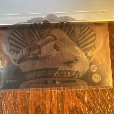 Derek Jeter 2000 Pacific Crown Royale Prueba #24 Salón de la fama Yankees de Nueva York Sin precio base ¡Raro! Foto 1 de 4