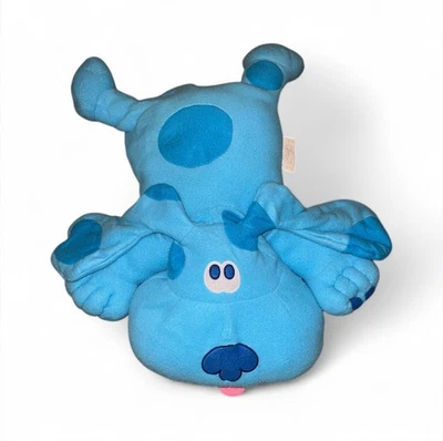 "Almohada de felpa rellena vintage Y2K Crown Crafts Blue's Clues 28""" Foto 1 de 4