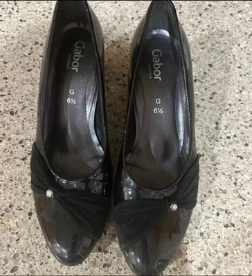 Zapatos de salón Gabor Comfort de cuero, talla UK 6.5/EE. UU. talla 8.5/9 hechos en Portugal Foto 1 de 4