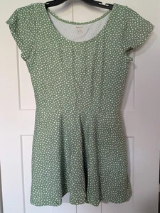 Honeymark Pepper Swim Dress Size L Green Floral - Pockets, Stretch, Beach - Picture 1 of 6