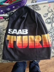 Saab Turbo Logo Skull Cap Beanie Hat (RARE) - Imagen 1 de 3