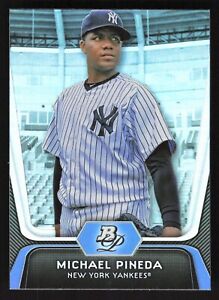 2012 Bowman Platinum Base Michael Pineda #1 New York Yankees