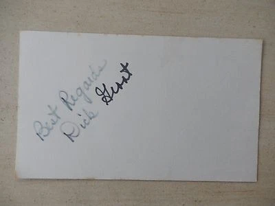 Dick Groat Autographed 3" X 5" Index Card  - Image 1 of 3