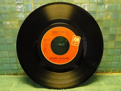 Dennis DeYoung (Styx) Desert Moon Gravity 7" 45 RPM Single -EXTRA 45s SHIP FREE - Image 1 of 2