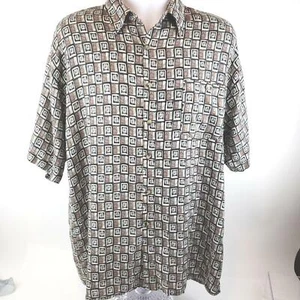 Damante Couture 100% Raton Short Sleeve Shirt Size Large. - Picture 1 of 4