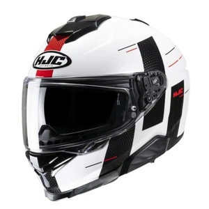 Casco integral HJC i71 Peka MC1, blanco-negro-rojo, talla S (55/56), PVP 269,90 € - Imagen 1 de 1