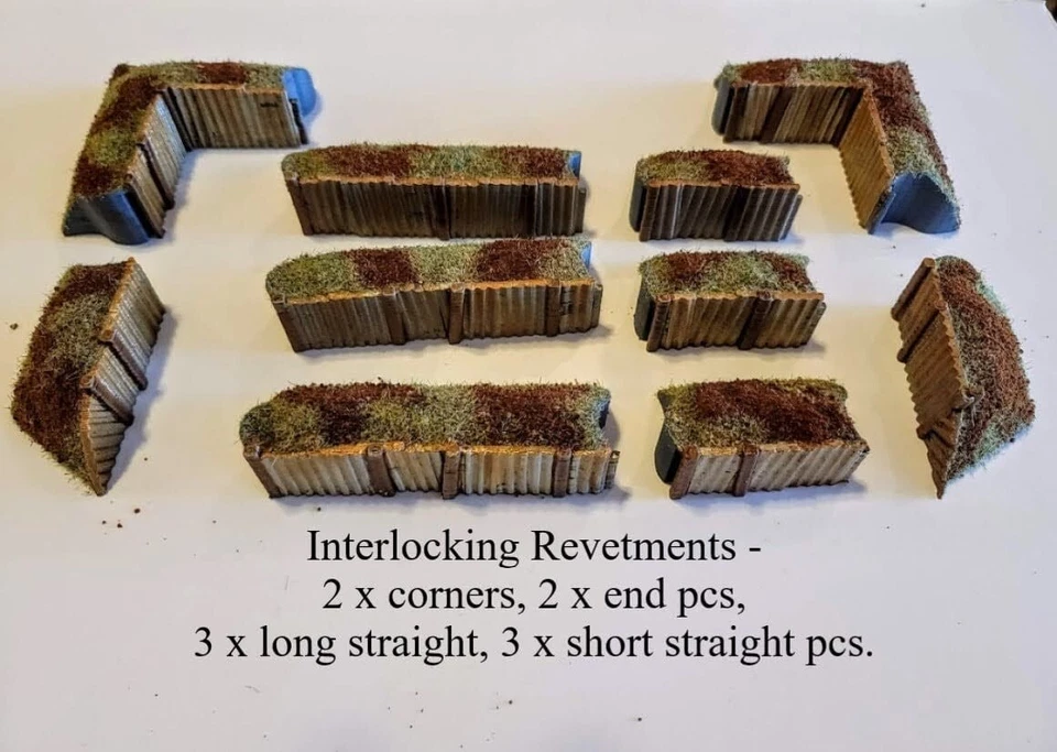 Revetments 1/100 Flames of War 20 piezas Foto 1 de 1