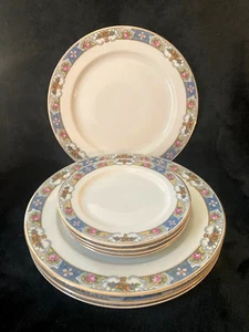 8 Vtg. Black Knight "Rosarie" Luncheon And Bread & Butter Plates...DISCONTINUED! - Picture 1 of 8