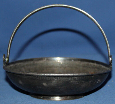 Antique Russian Silver Plated Basket • 132.27$